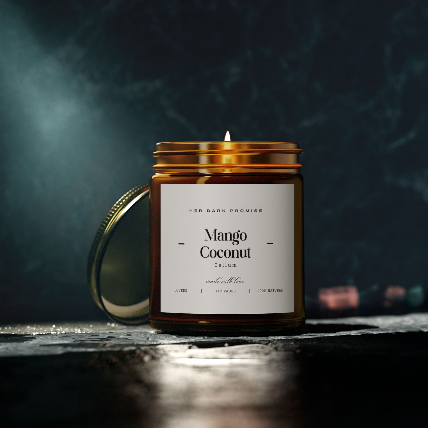 Mango Coconut Scented Candle - Callum