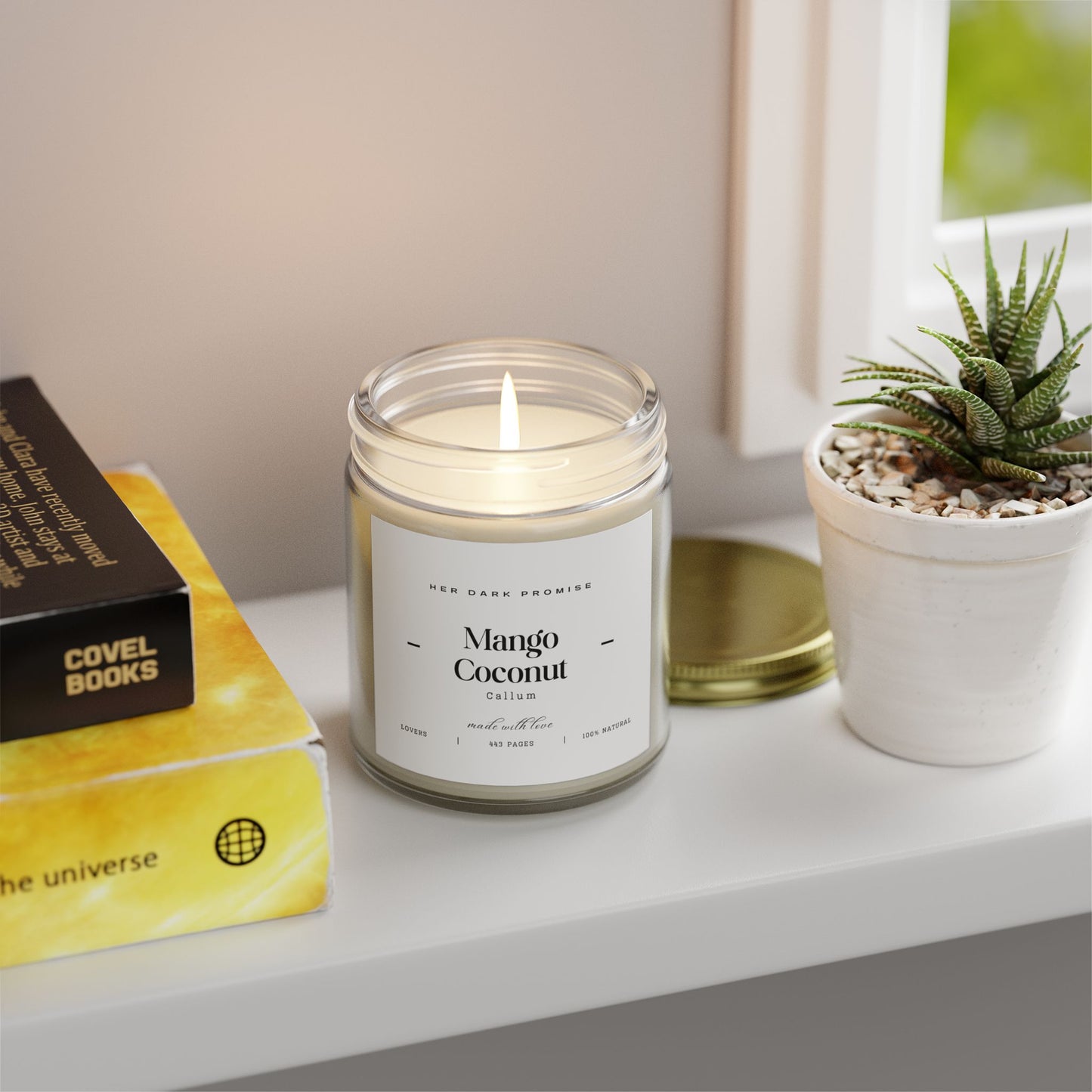 Mango Coconut Scented Candle - Callum