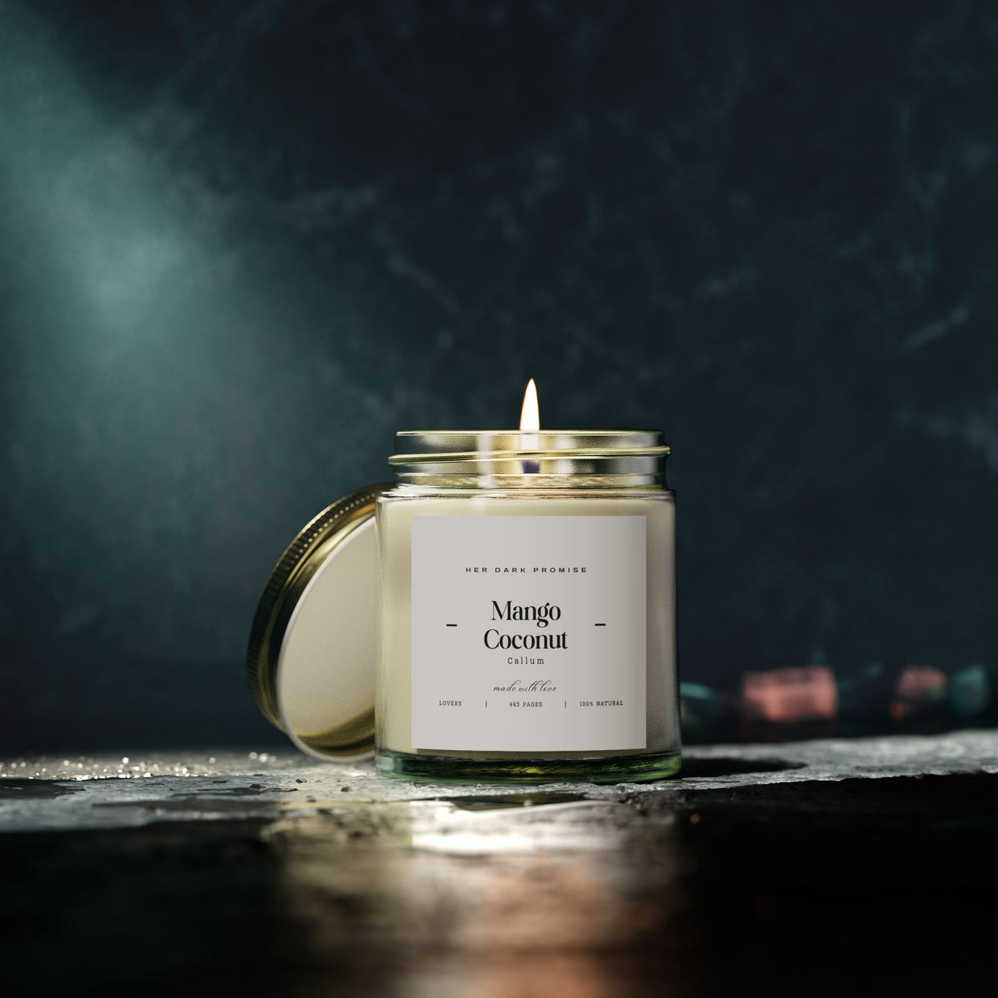 Mango Coconut Scented Candle - Callum