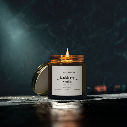 Relaxing Scented Candle - Blackberry Vanilla (4oz)